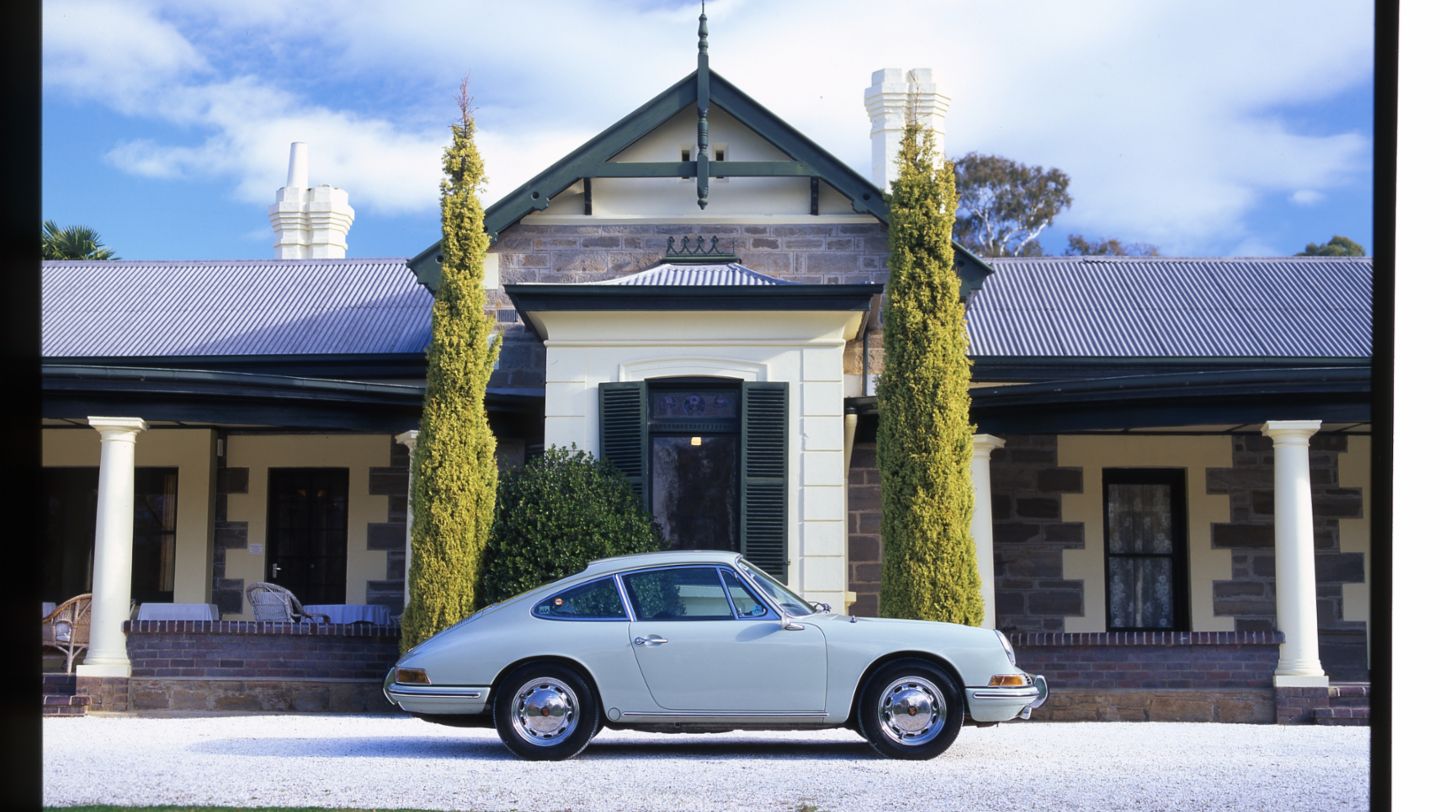 911 von 1965, Collingrove hillclimb, 2020, Porsche AG